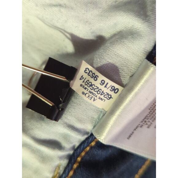 American Eagle Jeans Woman's 2 Jeggings Blue Skinny Stretch Basic Coastal - Picture 13 of 15